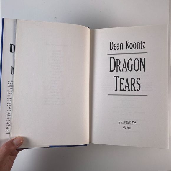 2/$30 - Dragon Tears by Dean Koontz - Picture 9 of 15